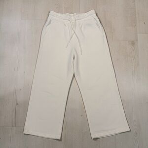 lululemon Off-White Cropped Drawstring Pants